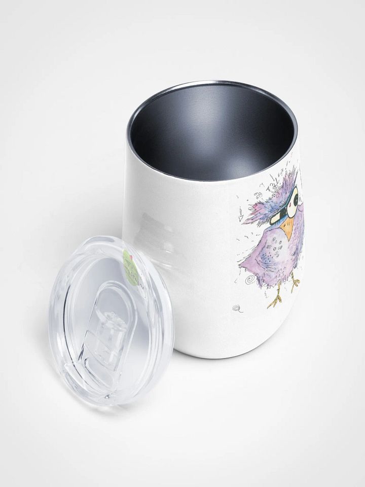 Ging Ging Grumpy Bird Wine Tumbler product image (2)