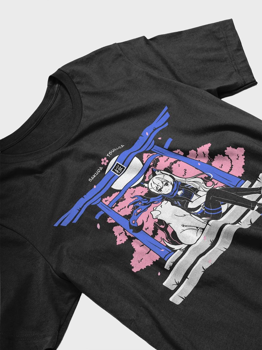 Sakura Tsubasa Blossom Viewing Fitted Tshirt product image (3)