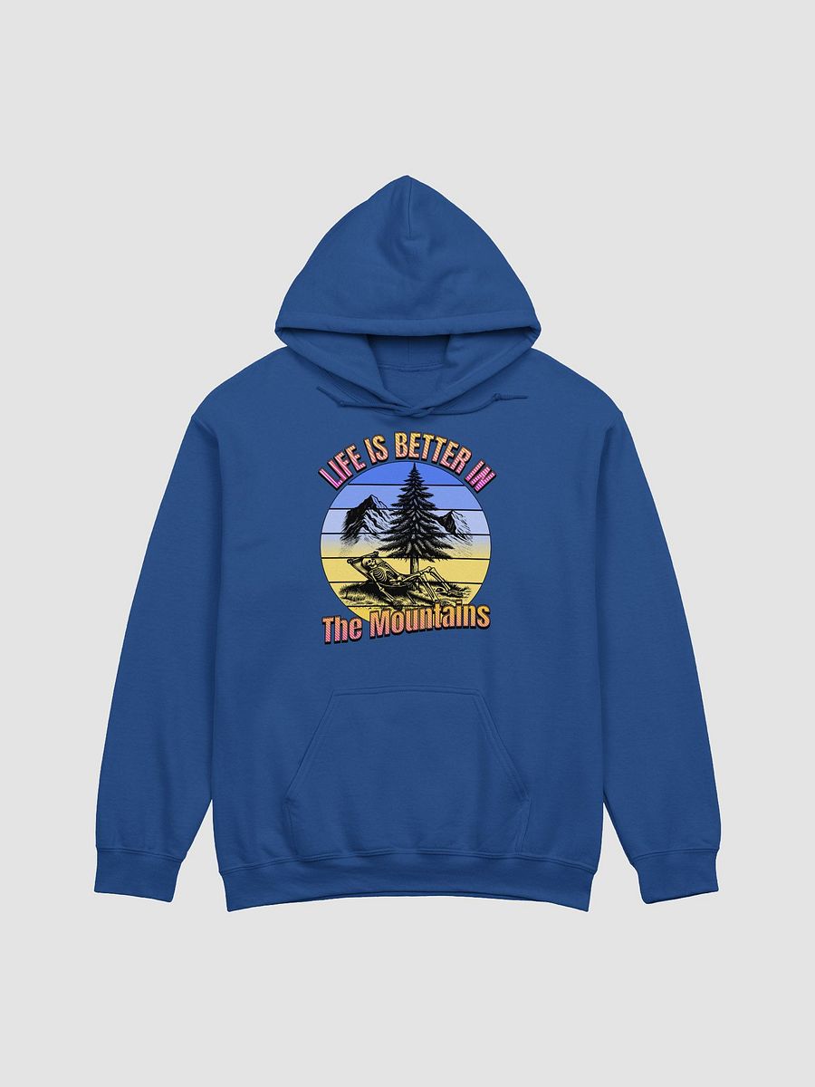 Life Is Better In The Mountains Skeleton Retreat Hoodie product image (1)