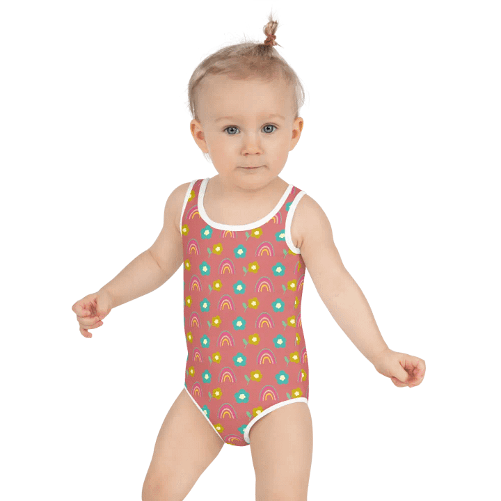 Rainbow Garden Kids Swimsuit product image (2)