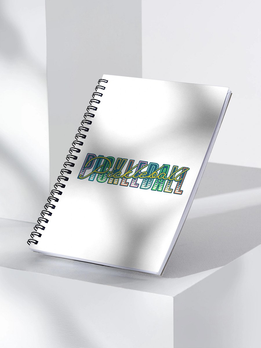 Pickleball Pickleball Vibrant Paradise Spiral Notebook product image (3)