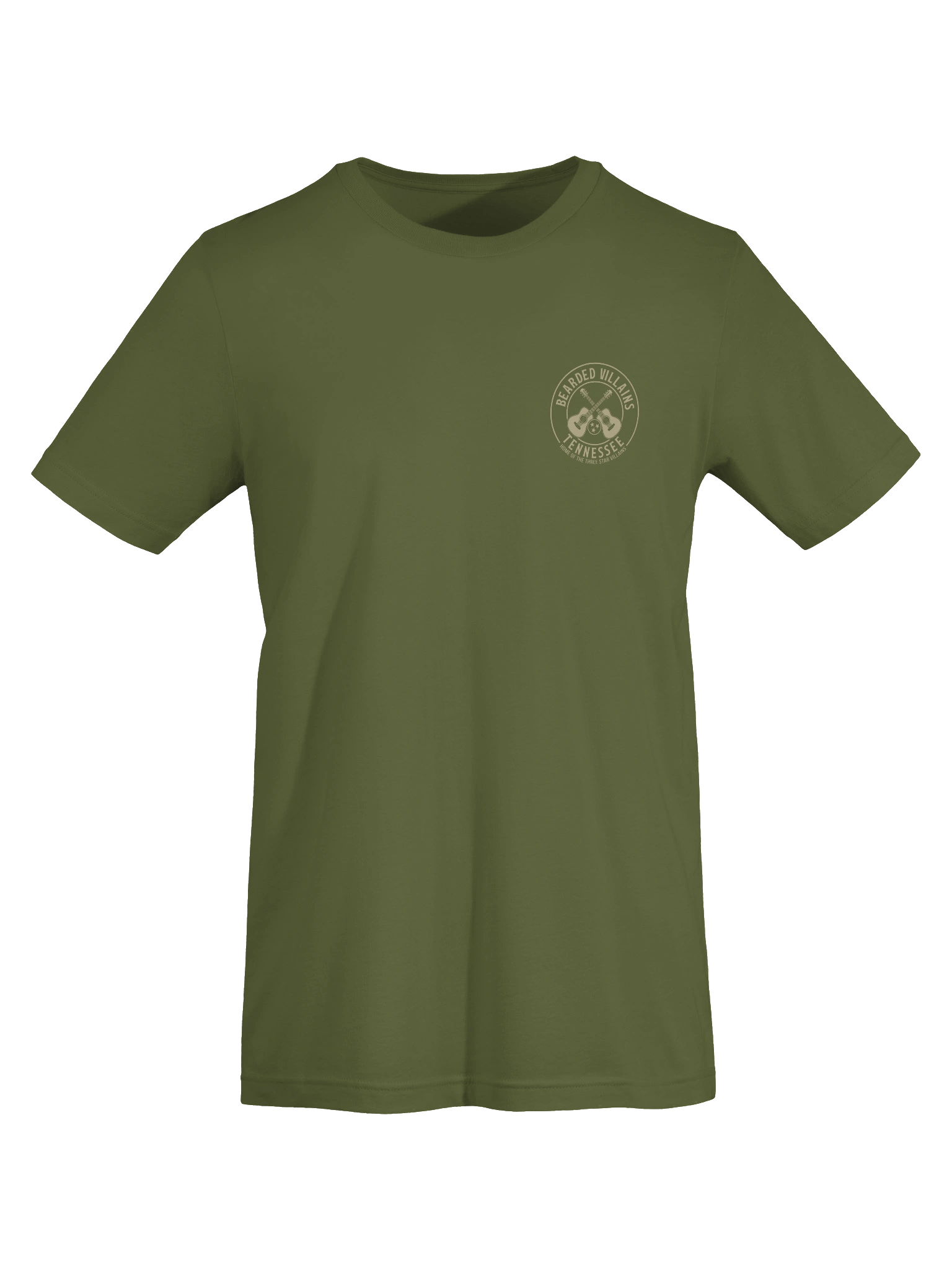 BIG-n-TALL | TSV Bearded Villains Tennessee “Tactical Grit Alternate” T-Shirt | Desert Tan Logo on Olive or Combat Black | Rugged Brotherhood Strength & Everyday Utility product image (40)