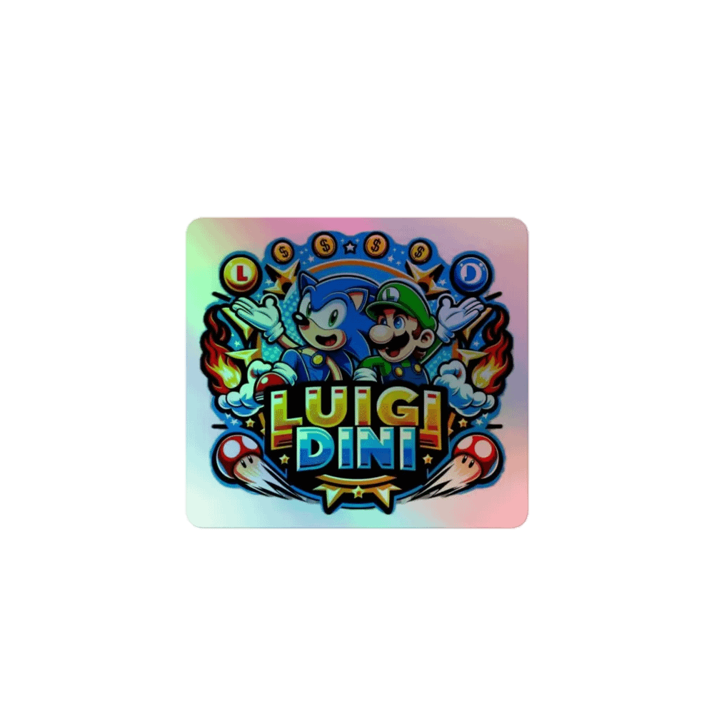 LuigiDini New Logo Holo Sticker product image (1)