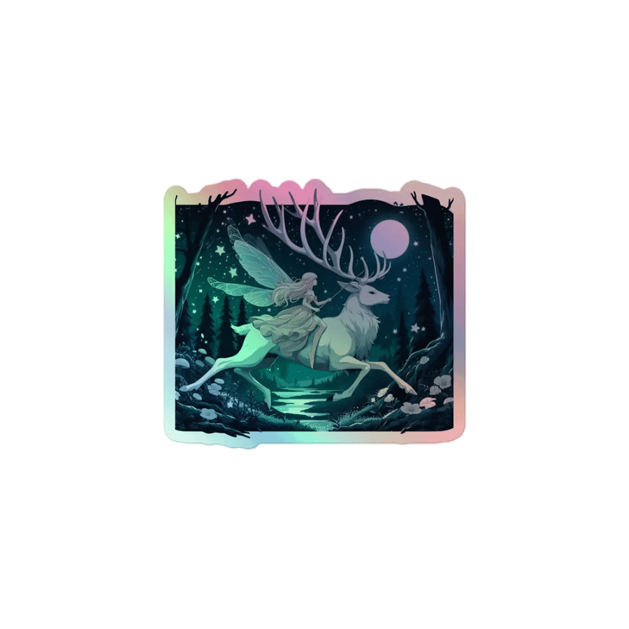Forest Fairy & White Stag product image (1)