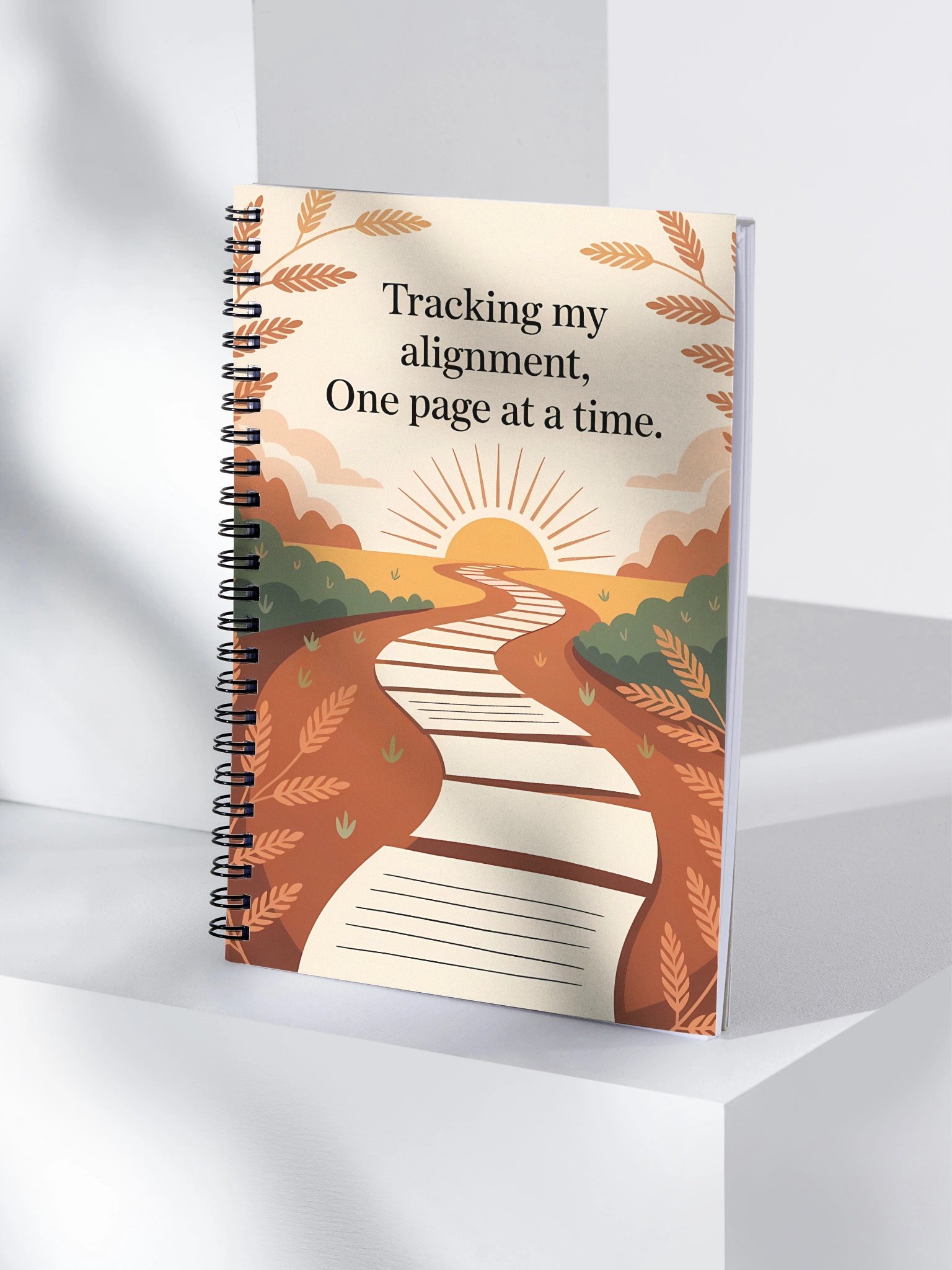Tracking My Alignment Human Design Spiral Notebook product image (4)
