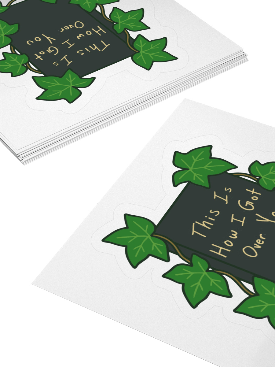 This Is How I Got Over You Cover Sticker product image (11)