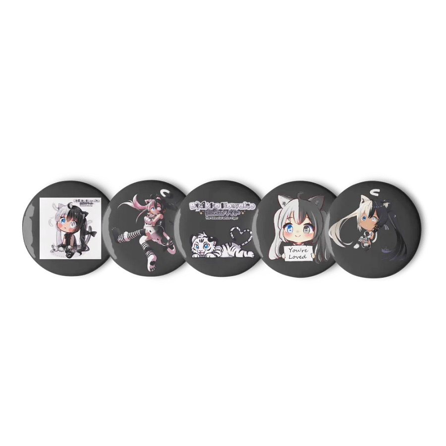 Pin Button - Limited Edition Collection #1 (Black) product image (1)