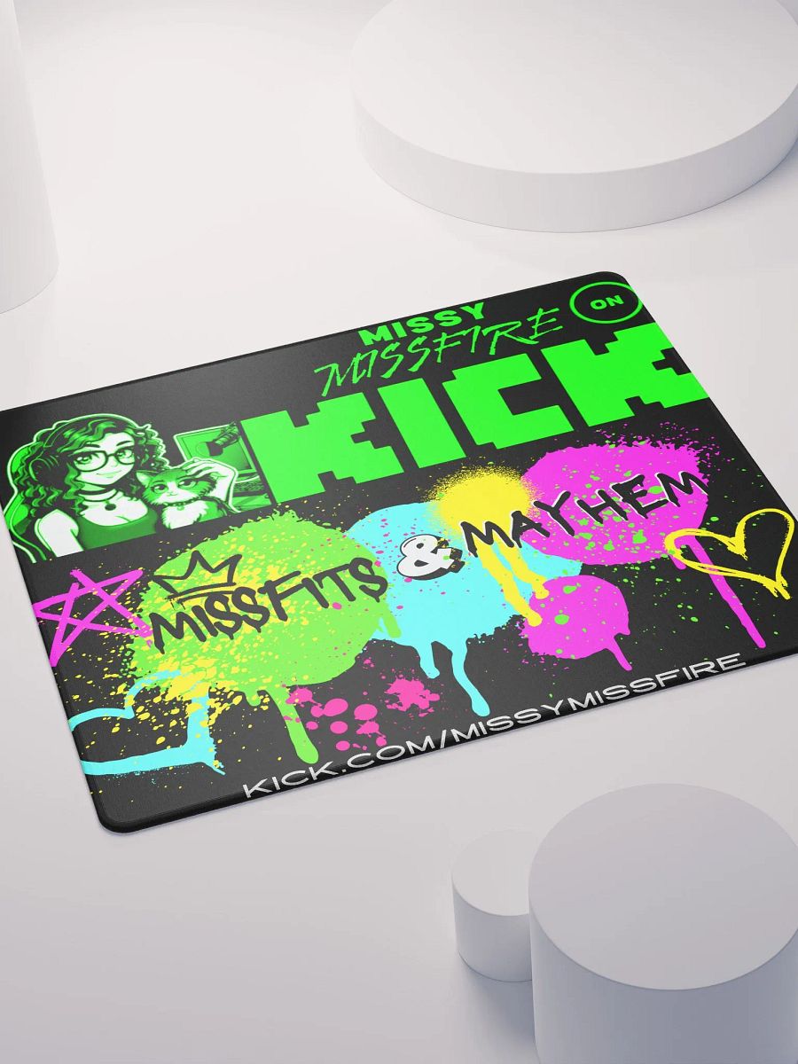 Missfits Mousepad Graffiti and Green product image (4)