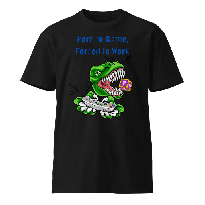 Dino Gamer Unisex Premium T-Shirt product image (1)