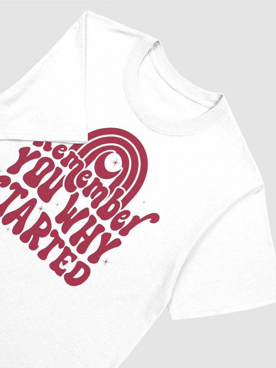 REMEMBER WHY YOU STARTED - Unisex T-Shirt product image (3)