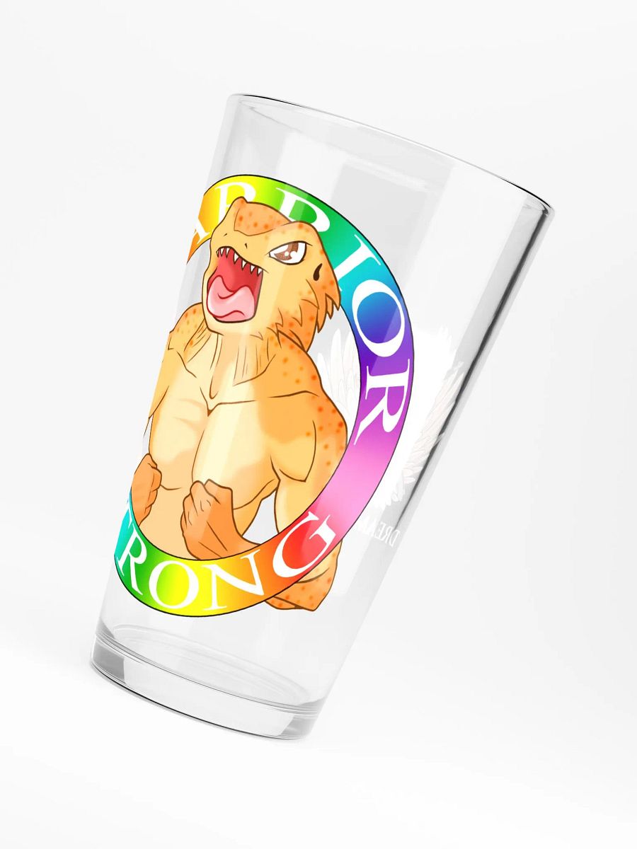 Warrior PRIDE Warrior STRONG Pint Glass product image (6)