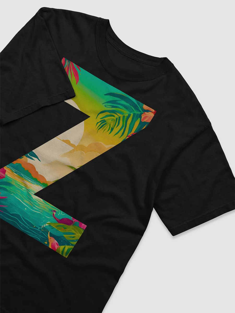 Tropical Sunset Paradise T-Shirt (Letter-Z) product image (5)