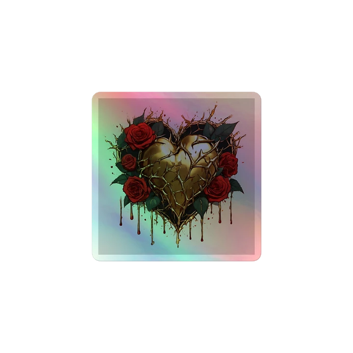 DMG Broken Hearted Sticker Holo product image (1)