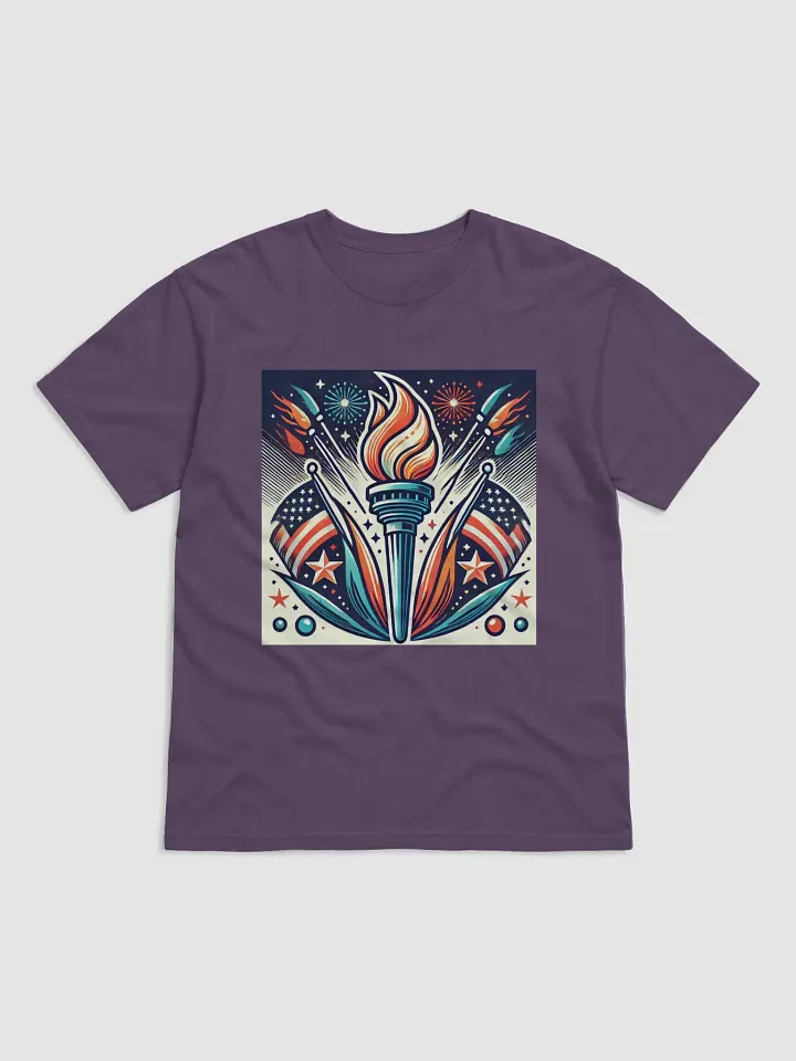 Freedom's Flame Patriotic T-Shirt product image (5)