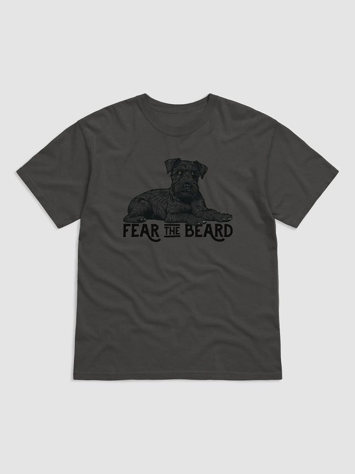 Fear the Beard T-Shirt of a Schnauzer (Black) | Funny T-Shirt for Bearded Dog Paw-rents product image (1)