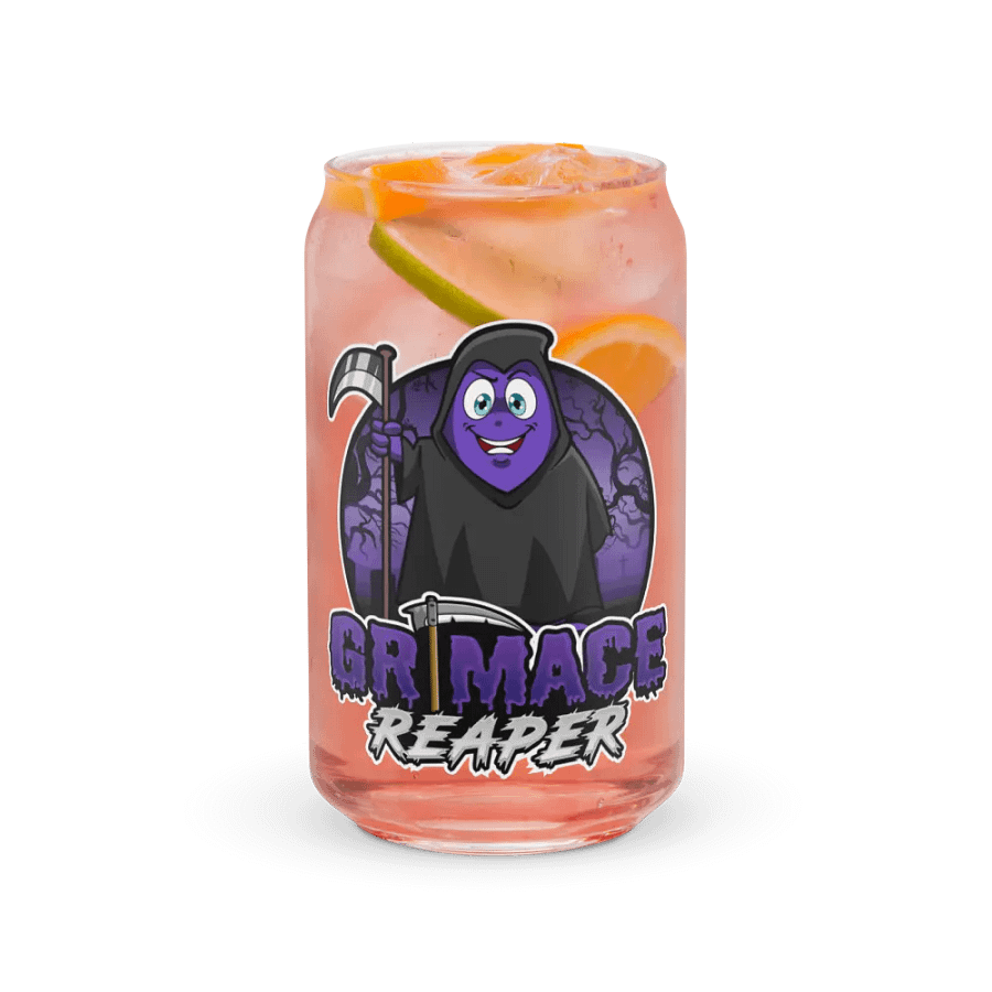 The Grimace Reaper Glass Cup product image (37)
