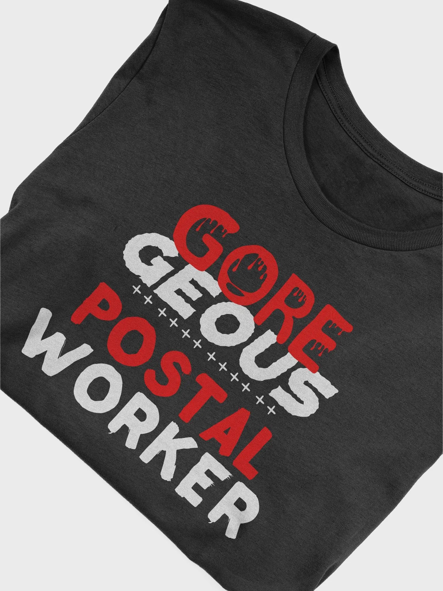 GORE-GEOUS TEE POSTAL WORKER HALLOWEEN product image (20)