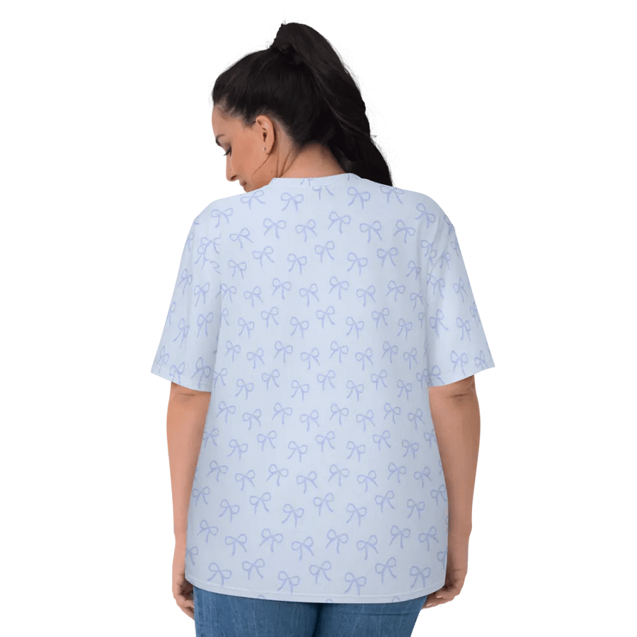 Dainty Light Blue Bows Women's T-Shirt product image (6)