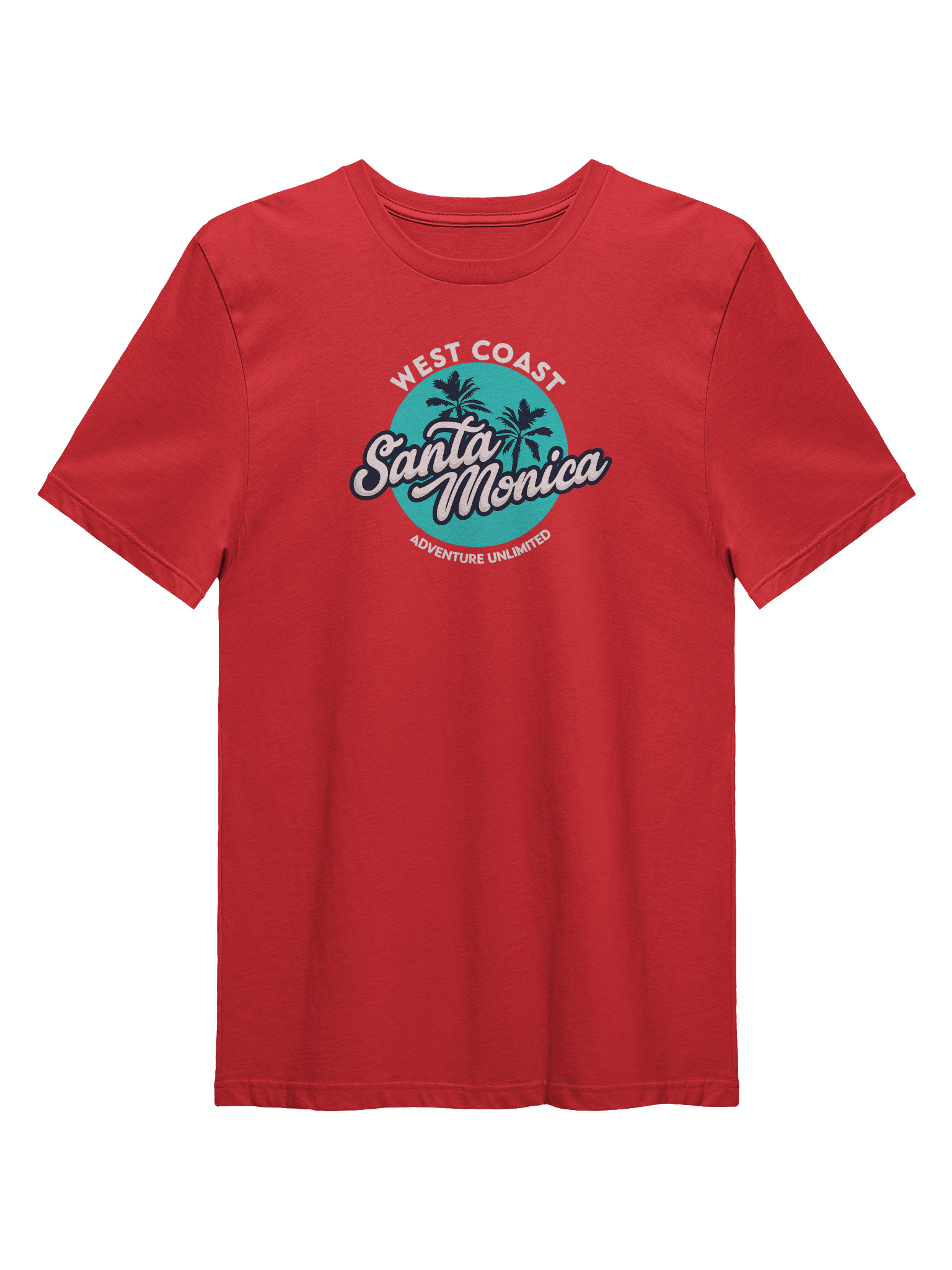 "Santa Monica Adventure Unlimited" West Coast T-Shirt product image (1)