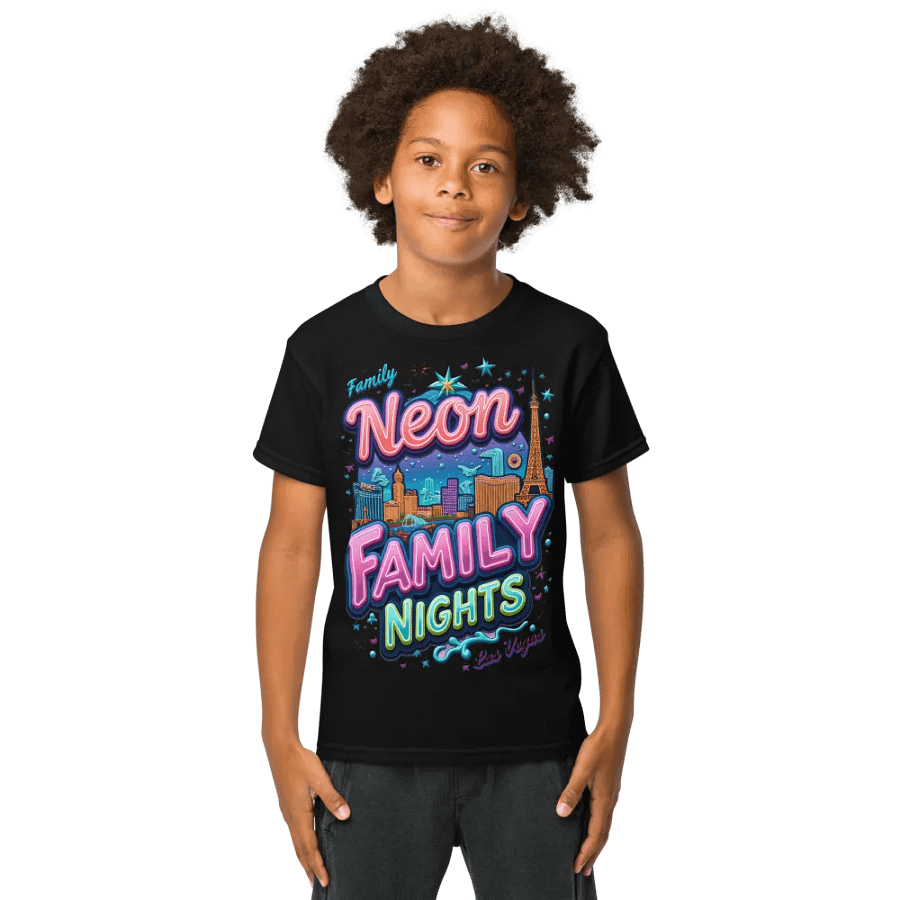 Neon Nights Las Vegas Youth Sports Tee product image (1)