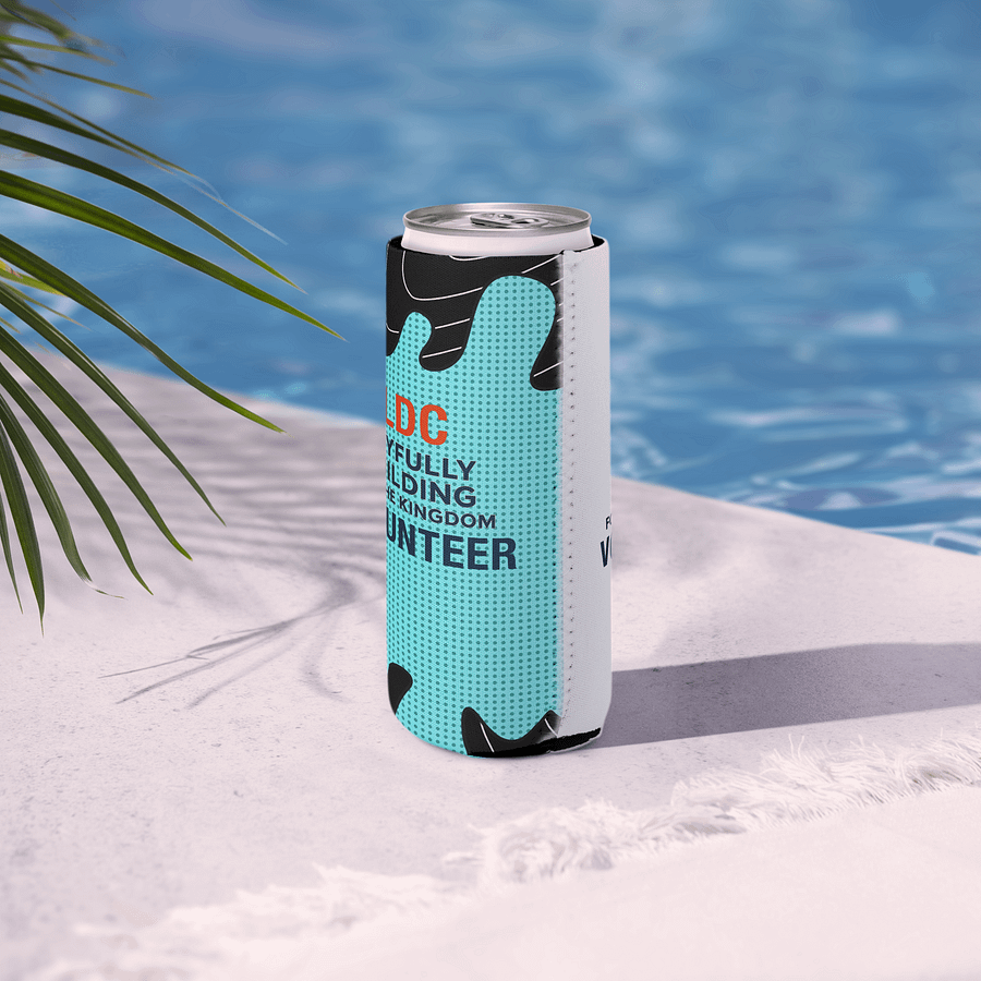 LDC Volunteer Can Cooler – Joyfully Building for the Kingdom product image (7)