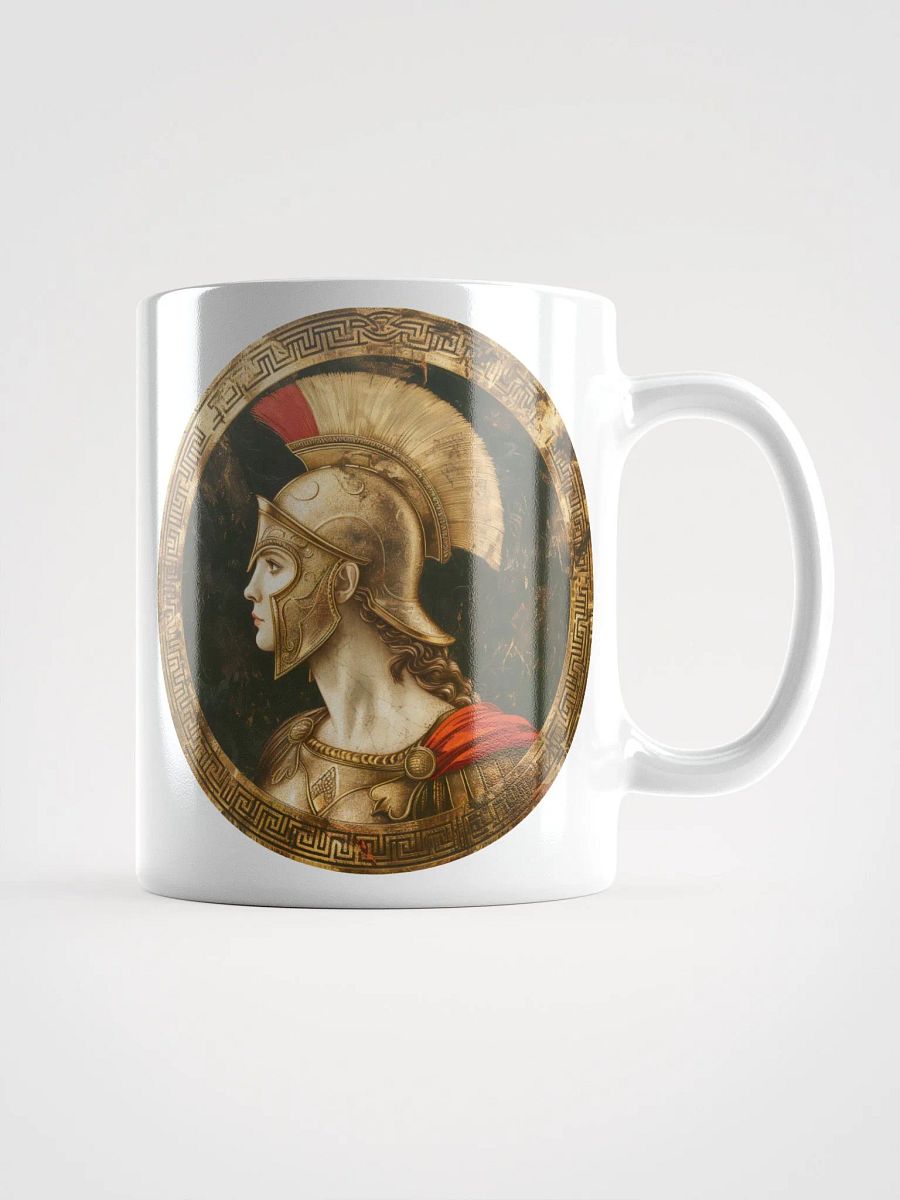 Athena - The Goddess of War and Wisdom White Glossy Mug product image (1)