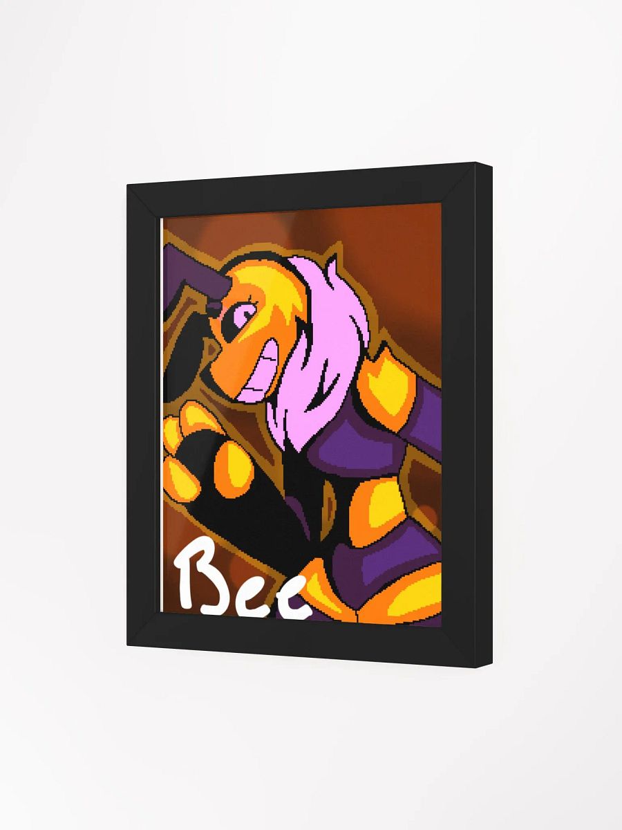 Bee portrait framed poster product image (6)