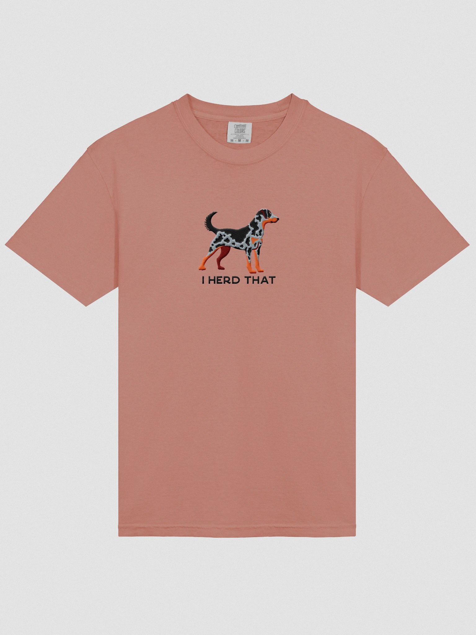 I Herd That T-Shirt(Embroidered) of a Beauceron(Harlequin) product image (6)