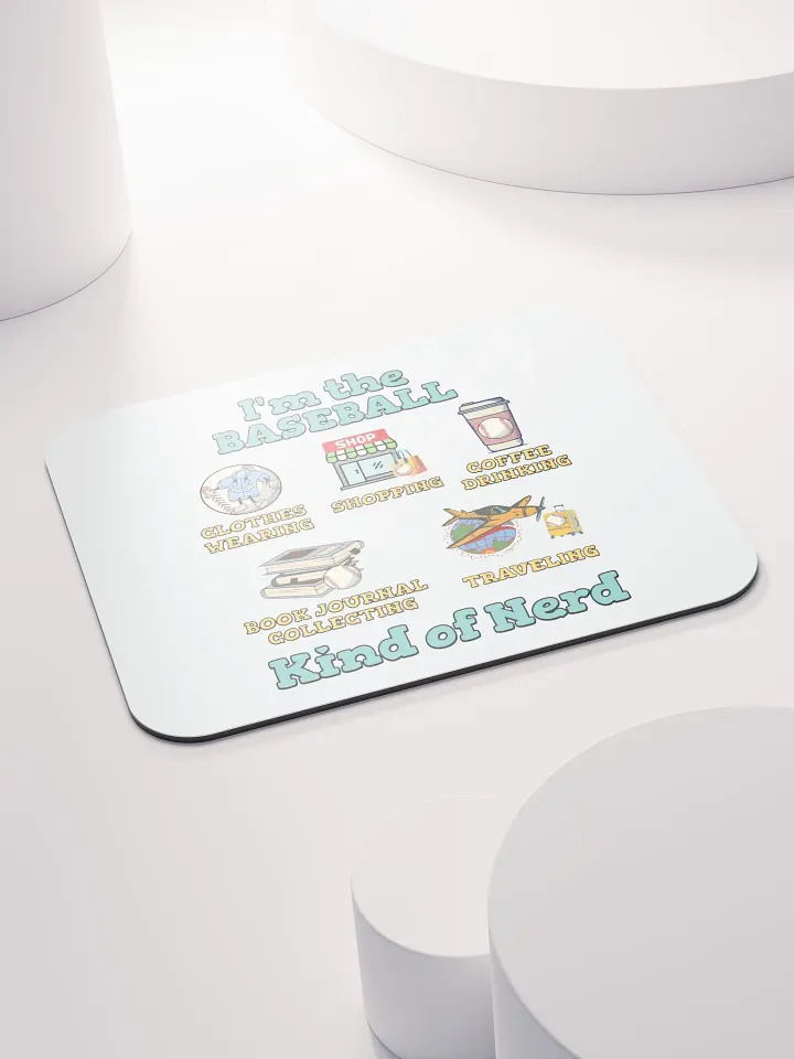 Im The Baseball Kind Of Nerd Classic Mouse Pad product image (2)