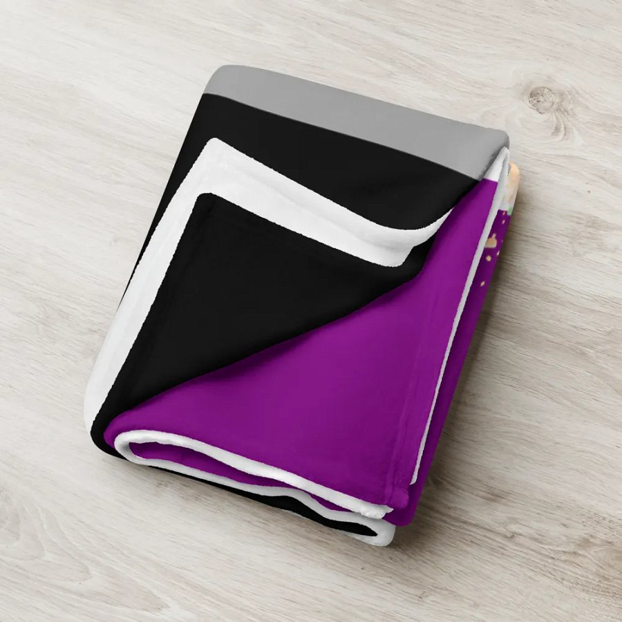 Asexual Pride Fox Blanket (2023) product image (6)