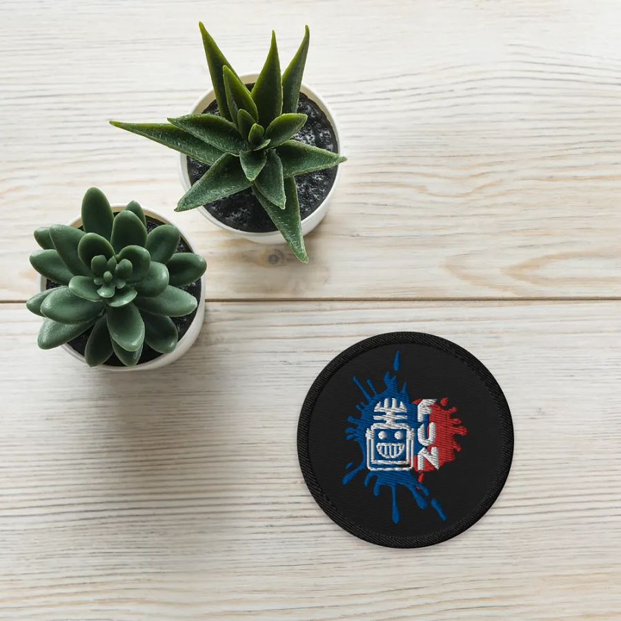 FUN Logo Paint Splash Embroidered Patch product image (5)