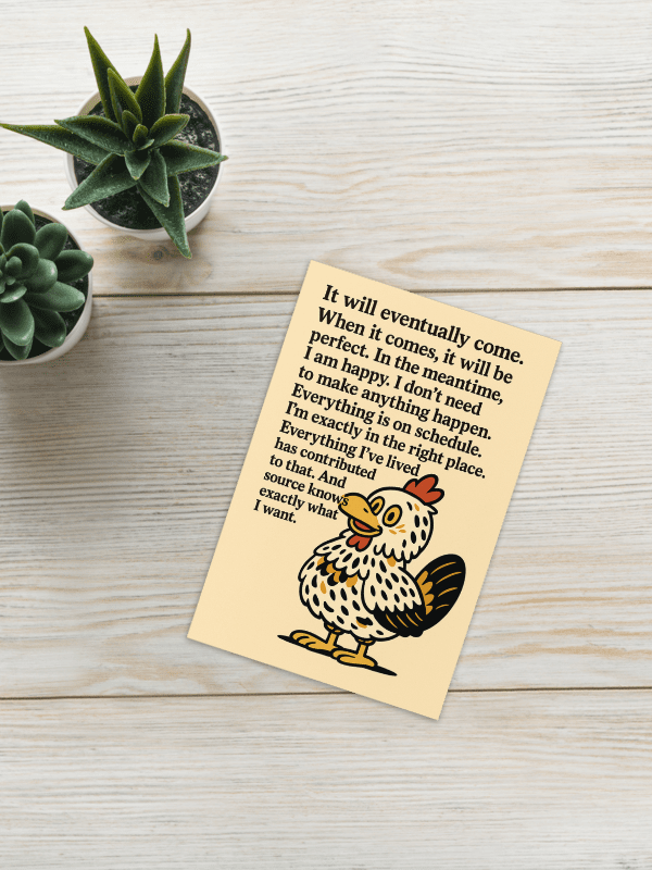 Abrahen Chicks - It Will Eventually Come - Card product image (2)
