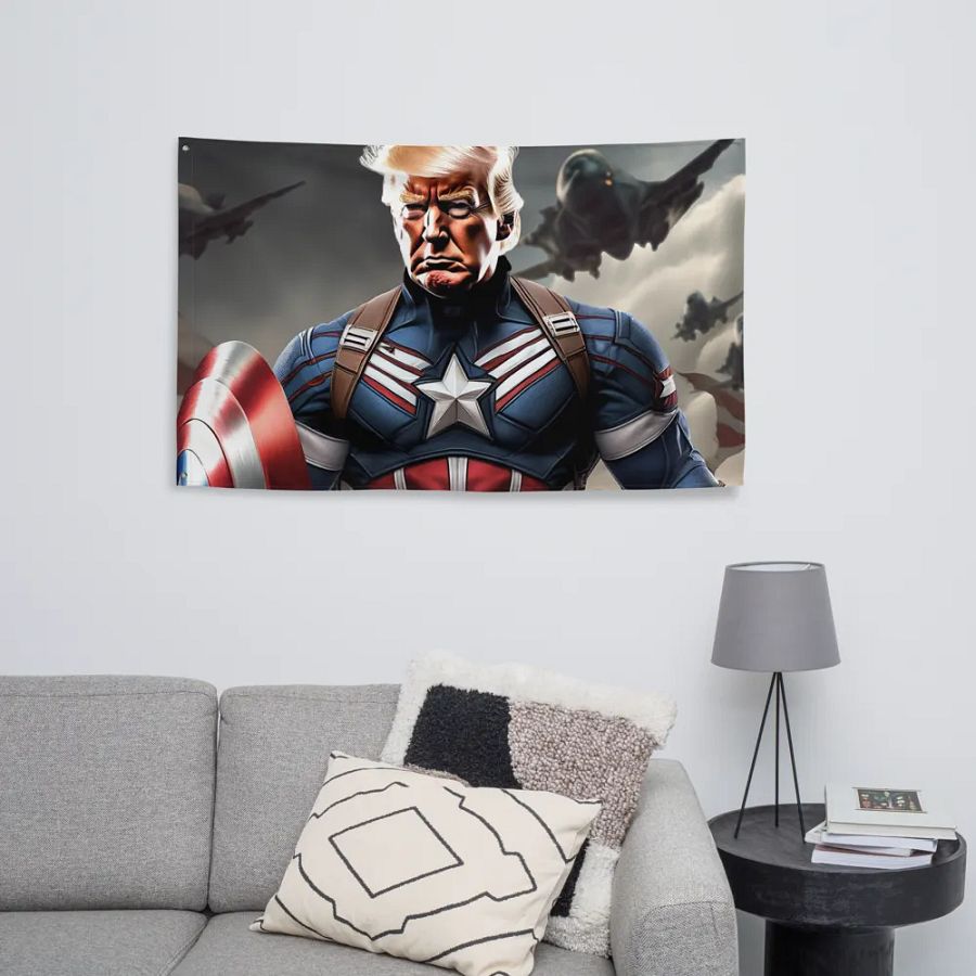 Captain Trumpmerica Flag product image (8)
