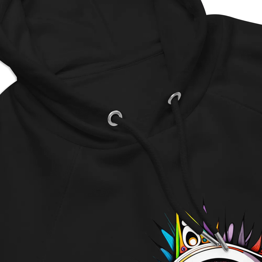 [Open Eye] - Unisex Eco Raglan Hoodie product image (11)