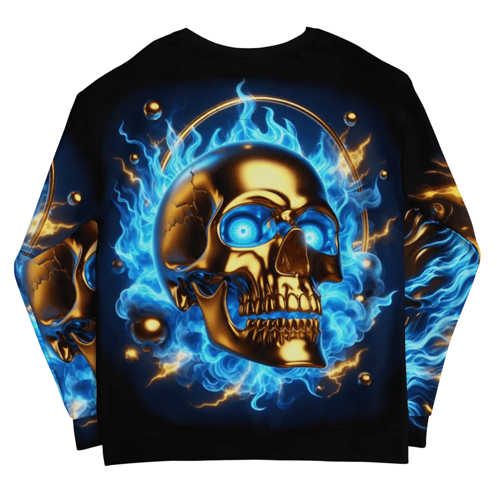 Golden Glow Skull - Unisex Sweatshirt #9 product image (12)