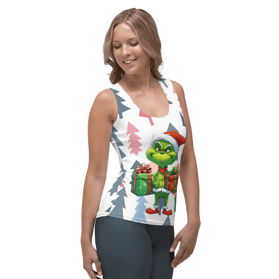 Santa's Gift All-Over Print Tank Top product image (4)