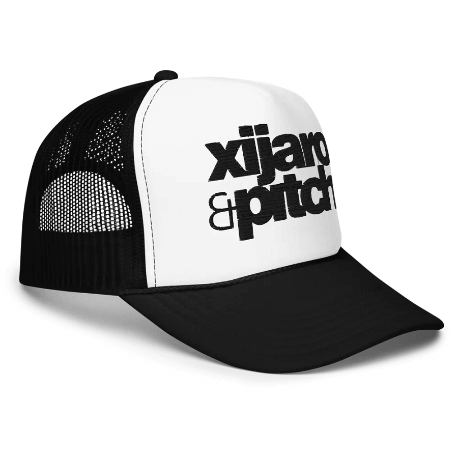 XiJaro & Pitch Foam Trucker Hat (black logo) product image (3)