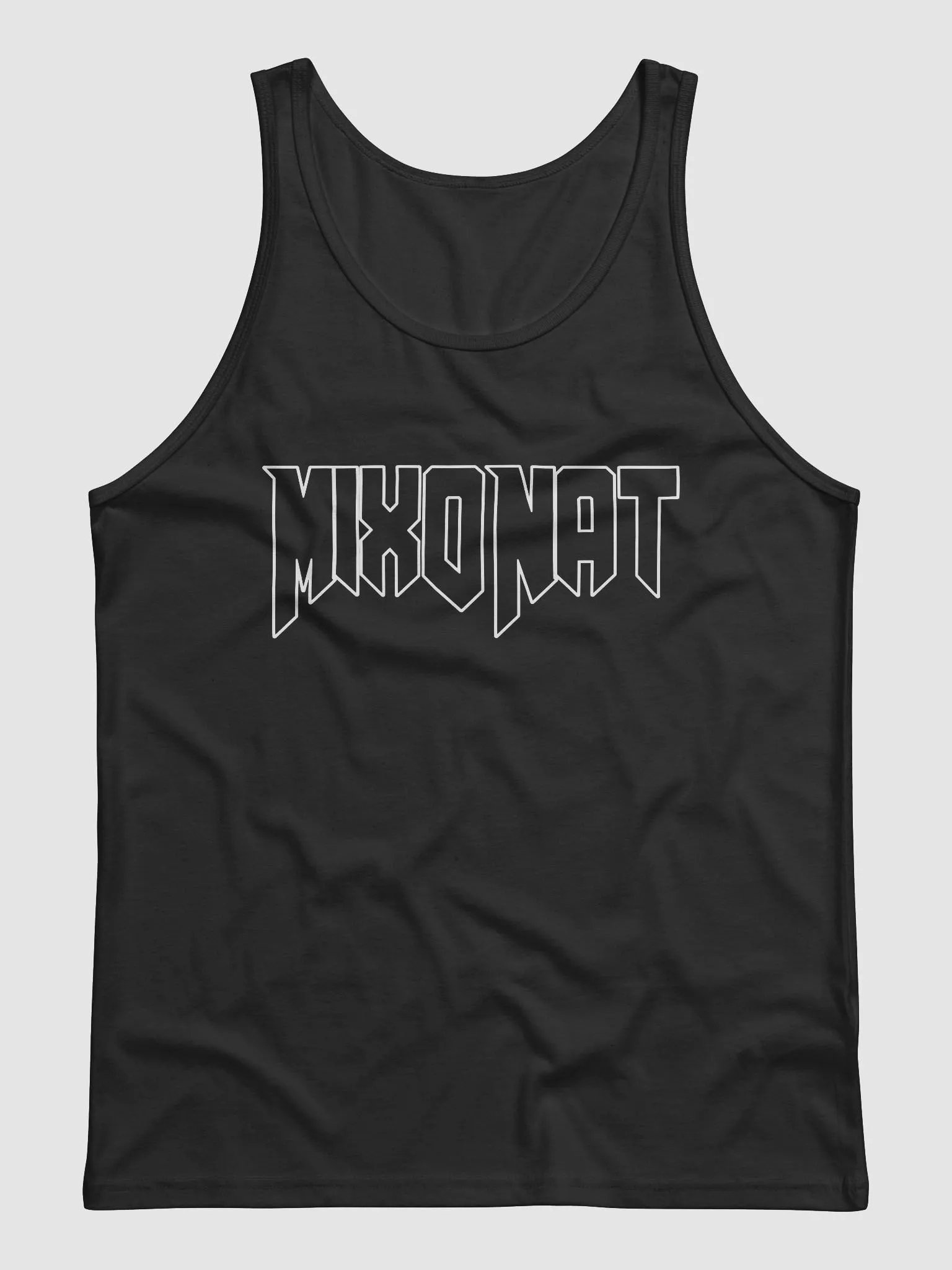 MixoNat White Outline Unisex Tank Top product image (1)
