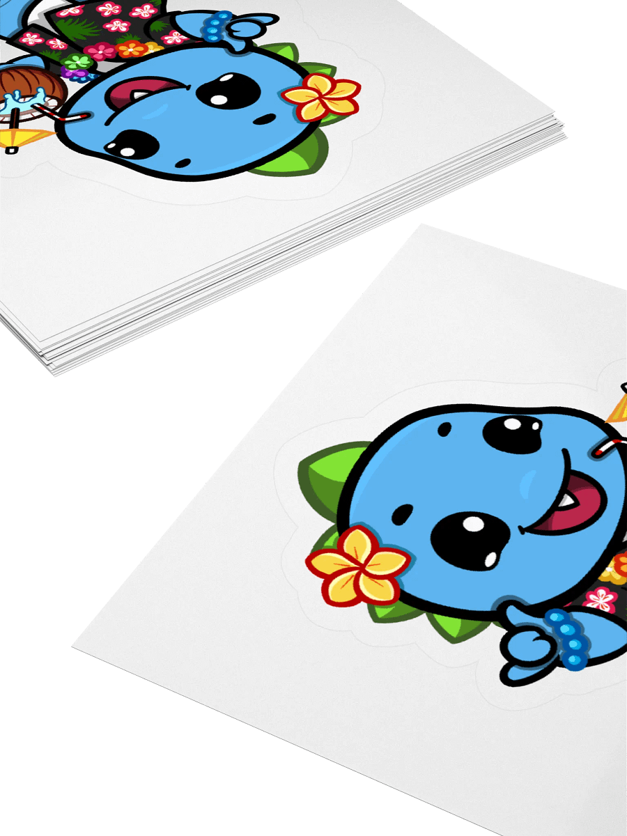 samooongi B Hawaiian Kooks Sticker product image (4)