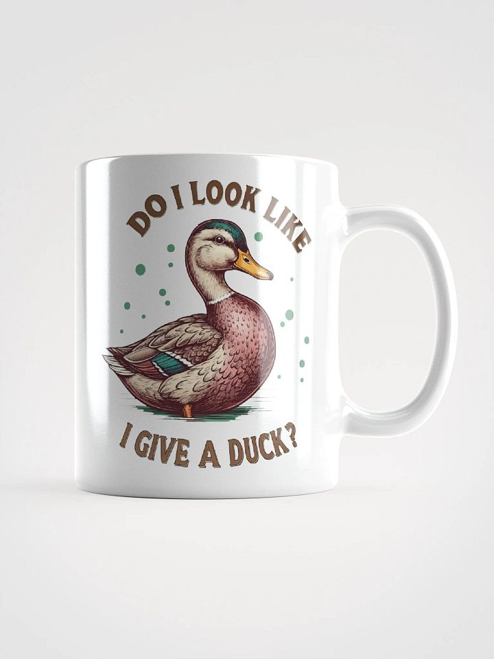 Duck Attitude White Glossy Mug product image (1)