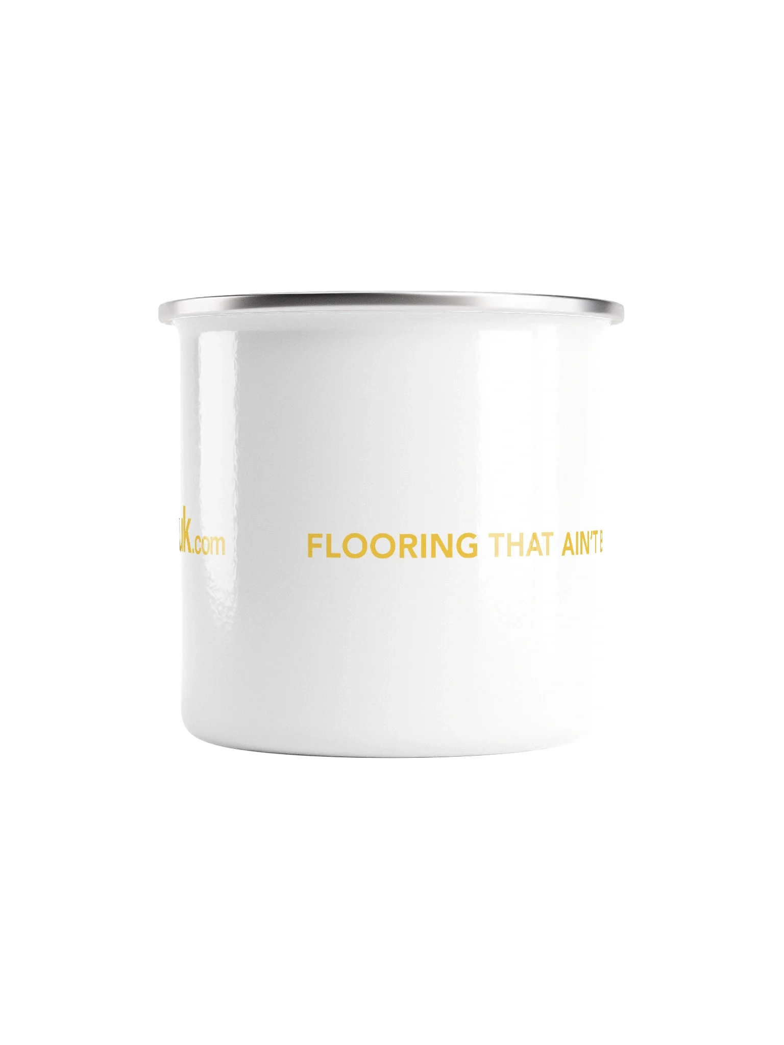 DCTUK White Gold Enamel Mug product image (2)