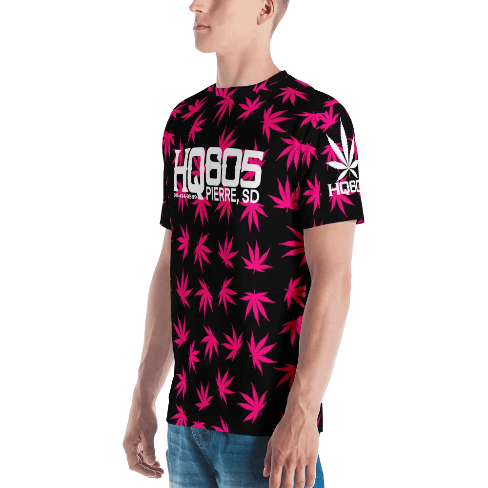 HempQuarters Pink Marijuana Leaf Shirt product image (5)