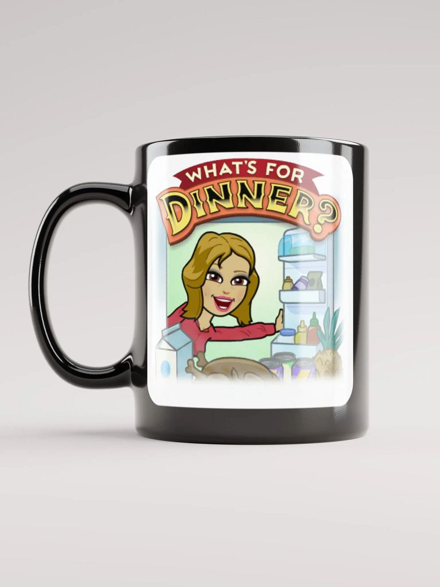 Estela Nena's Kitchen Black Glossy Mug product image (1)