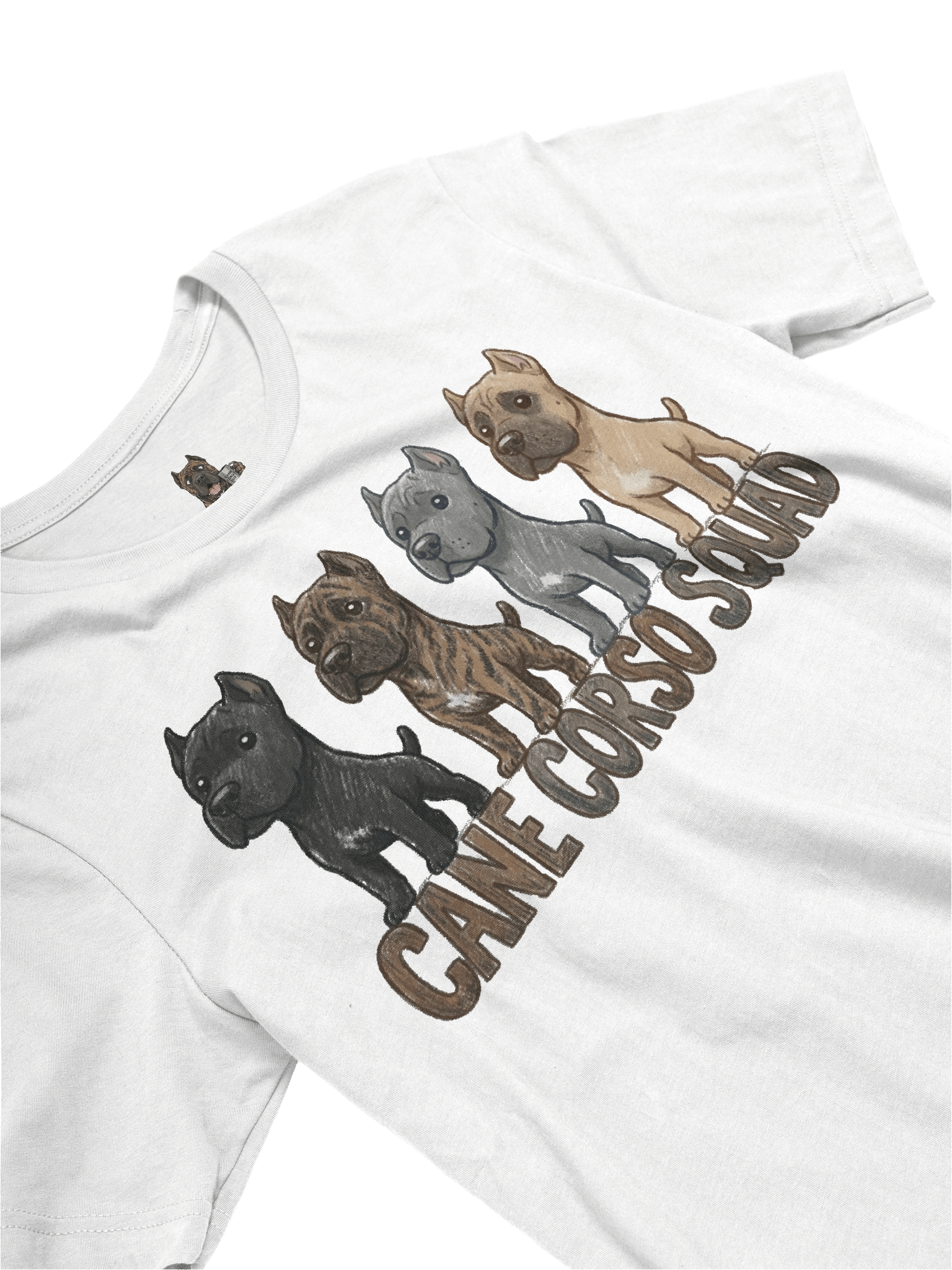 Unique Cane Corso Squad Hand-Drawn T-Shirt product image (2)
