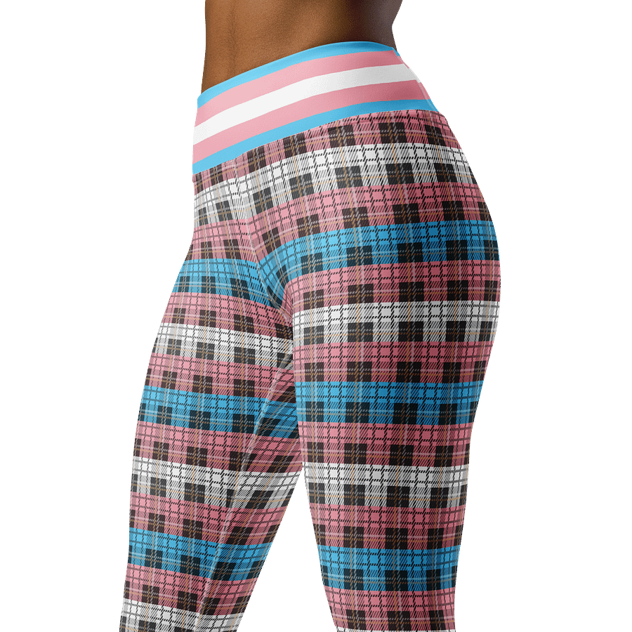 Trans Pride Plaid Leggings product image (4)