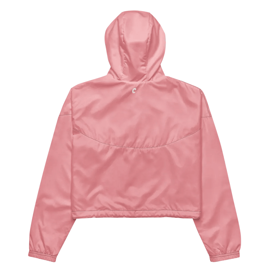 Women's Cropped Pink Windbreaker product image (5)