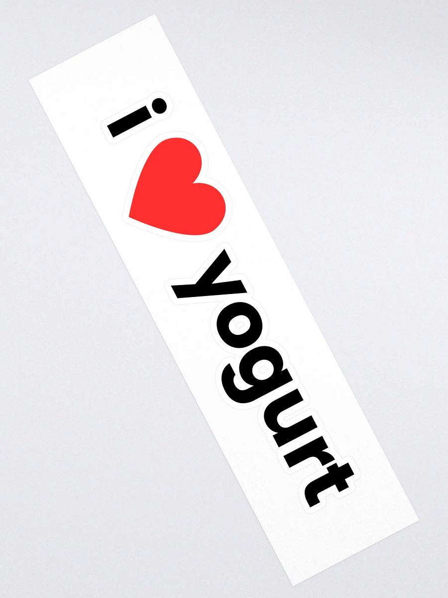 "i ❤ yogurt" sticker product image (2)