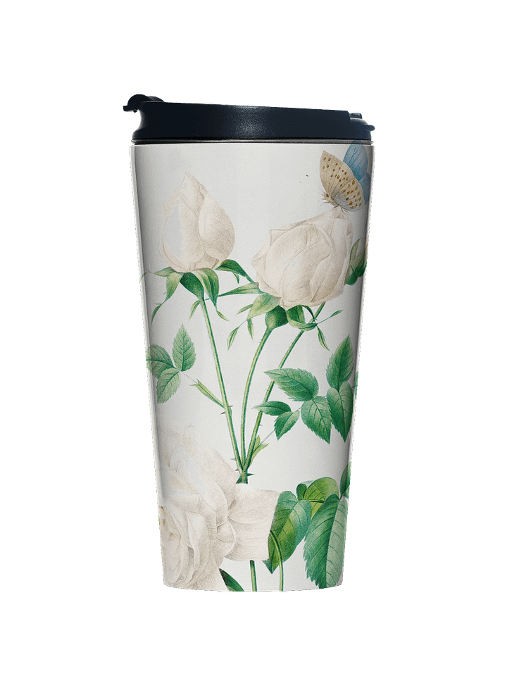 White Roses. Stainless Steel Mug product image (1)