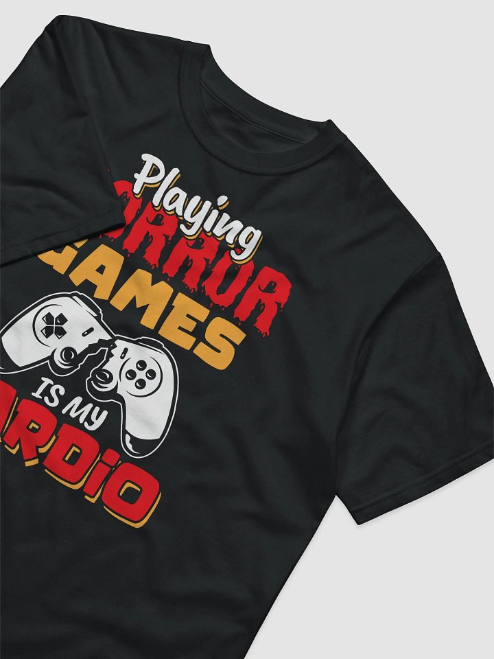Women's Playing Horror Games Is My Cardio Tee product image (2)