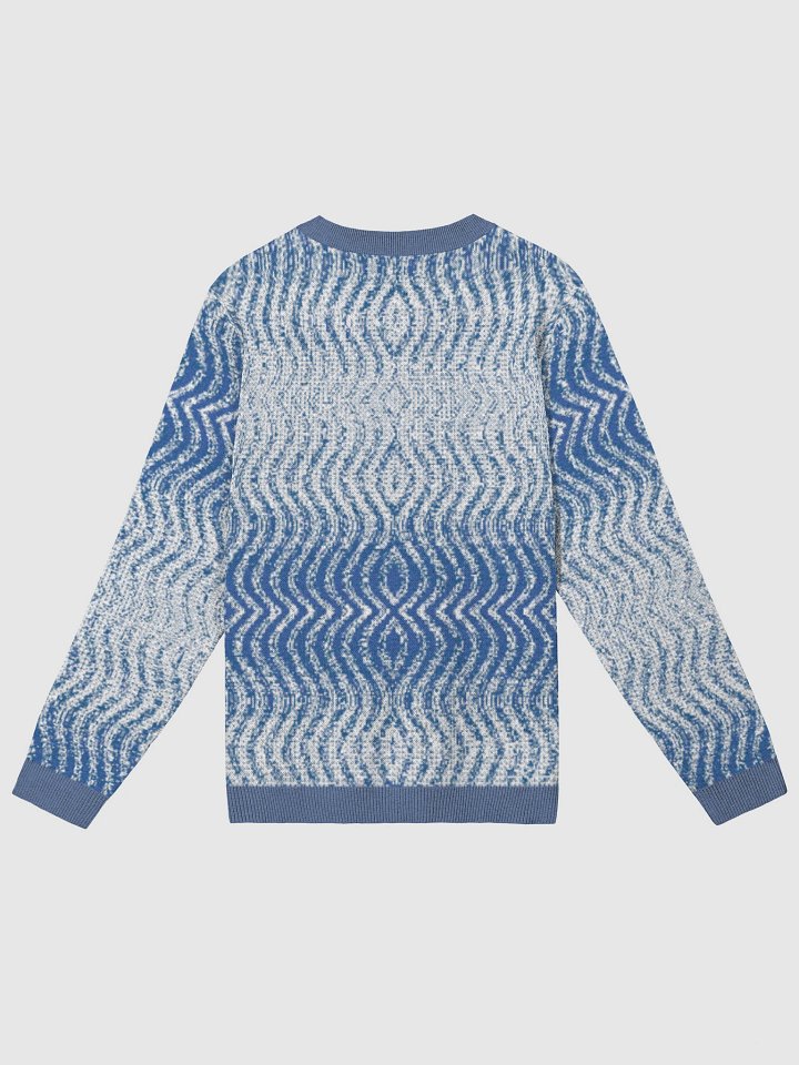 Ocean Ripple Crewneck Sweater – Blue Tones product image (2)